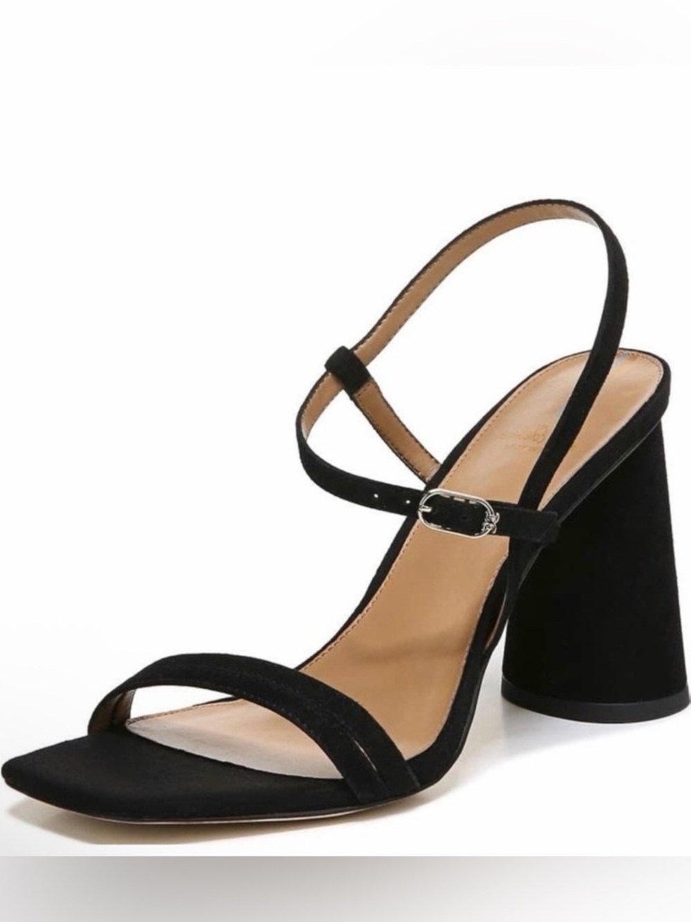 Sam Edelman Black Strappy Block Heel Sandals - Picture 3 of 15